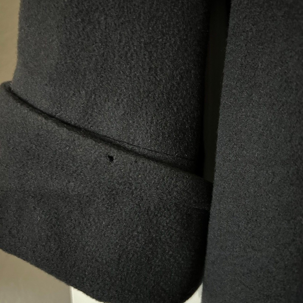 Jil Sander Black Double-Breasted Trench Coat - Picture 9 of 12